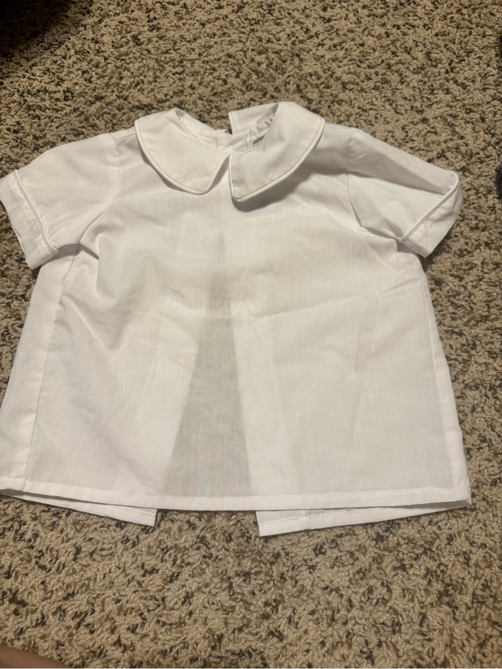 White Peter Pan Collar Kids Blouse